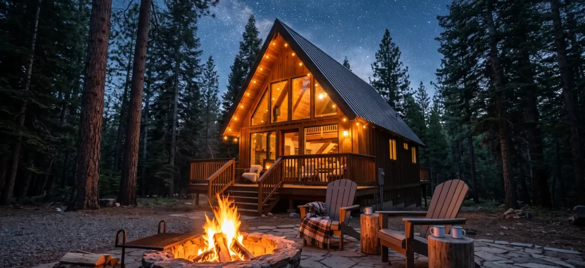 Cabin_in_pine_forest_campfire