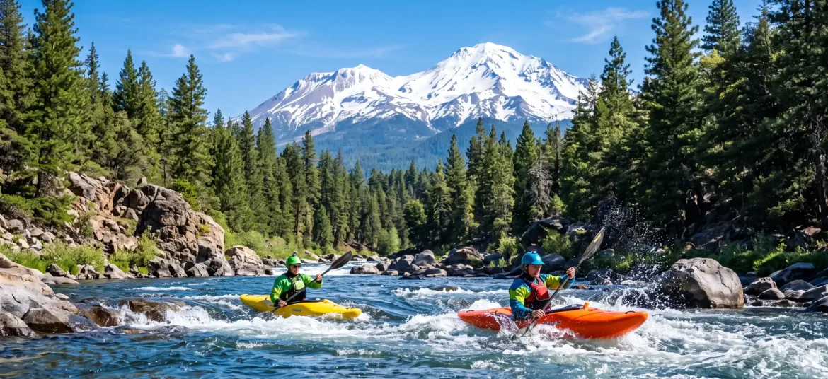 Kayakers_paddling_in_mountain_river
