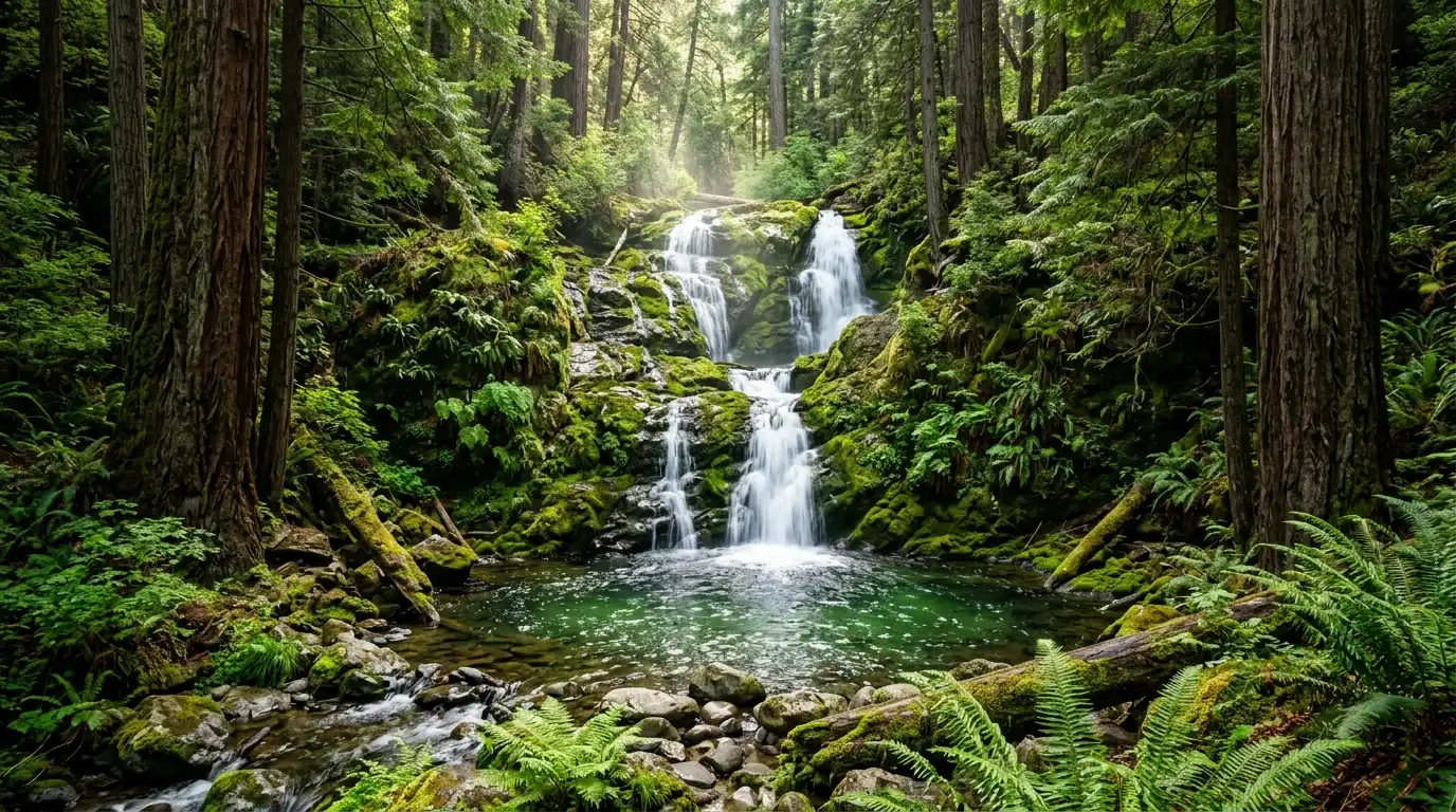 Waterfall in Shasta County